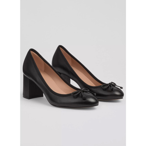 LK Bennett Juliette High Heel Grosgrain Ballerina Courts